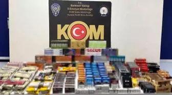 ayvalik ta polisten kacak sigara ve tutun 18972270 amp
