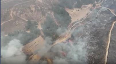 Çanakkale kabusu yaşıyor! Havadan çekilen görüntüler yangının büyüklüğünü gözler önüne serdi