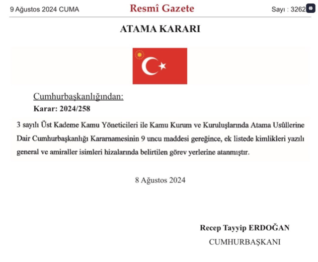 Ordu komutasında kritik atamalar! İşte tam liste