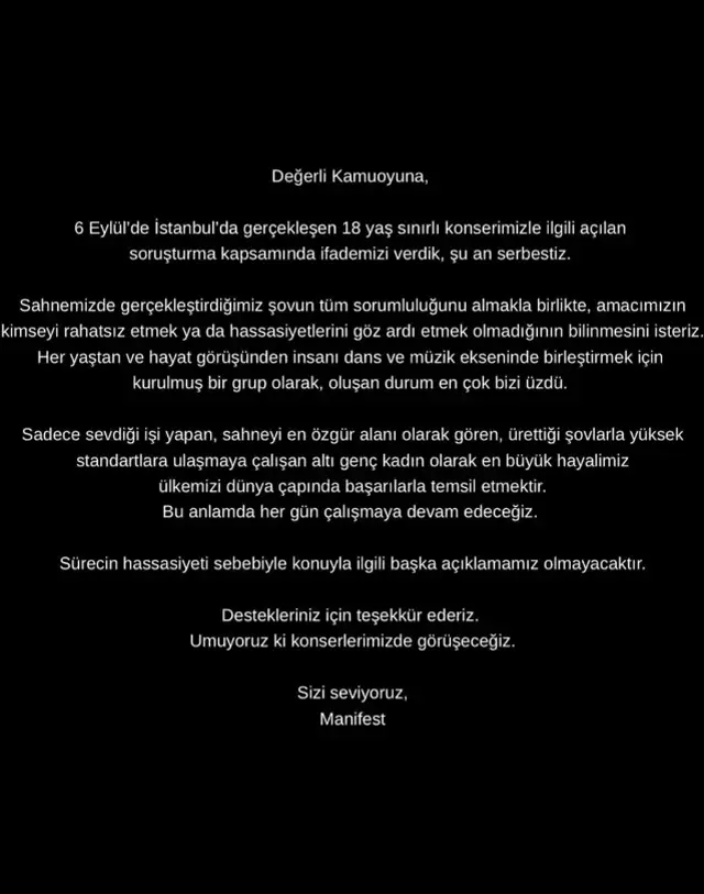 Savcılık soruşturması sonrası Manifest'in konserleri birer birer iptal ediliyor
