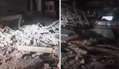 Balıkesir’den korkutan görüntüler! Yıkılan binalar var