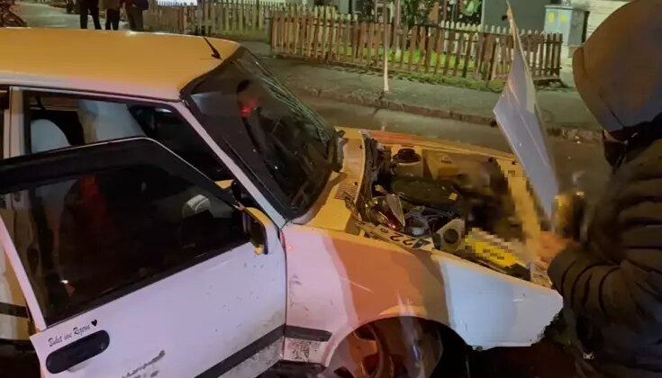 Alkollü ve ehliyetsiz kadın sürücü dehşet saçtı