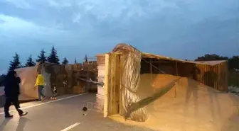 bandirma susurluk karayolunda tir devrildi yo 19389839 amp