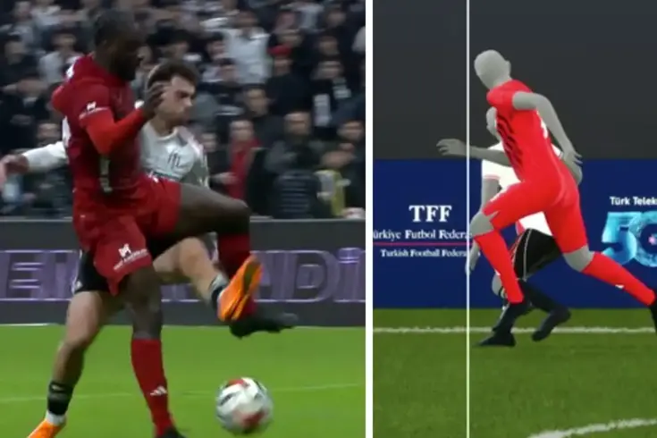 Beşiktaş'ın isyan ettiği pozisyonlarda karar doğru mu? Ünlü hakemler tereddütsüz görüş belirtti 3 besiktas in isyan ettigi pozisyonlarda karar 19337474 9324 amp