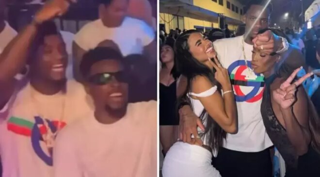 Jhon Duran Noel kutlamalarında