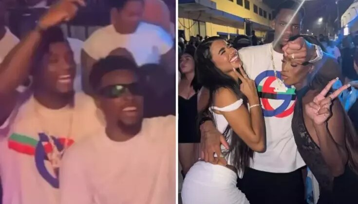 Jhon Duran Noel kutlamalarında