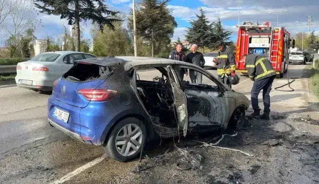 Süper Lig ekibinin yıldızı ölümden döndü! Aracı alev yandı