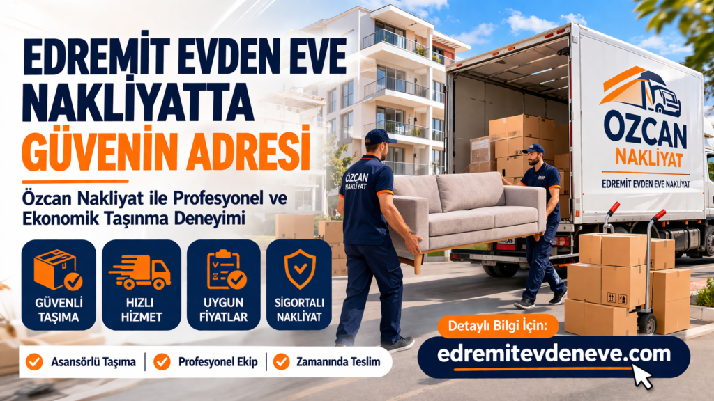 edremit evden eve nakliyat ozcan